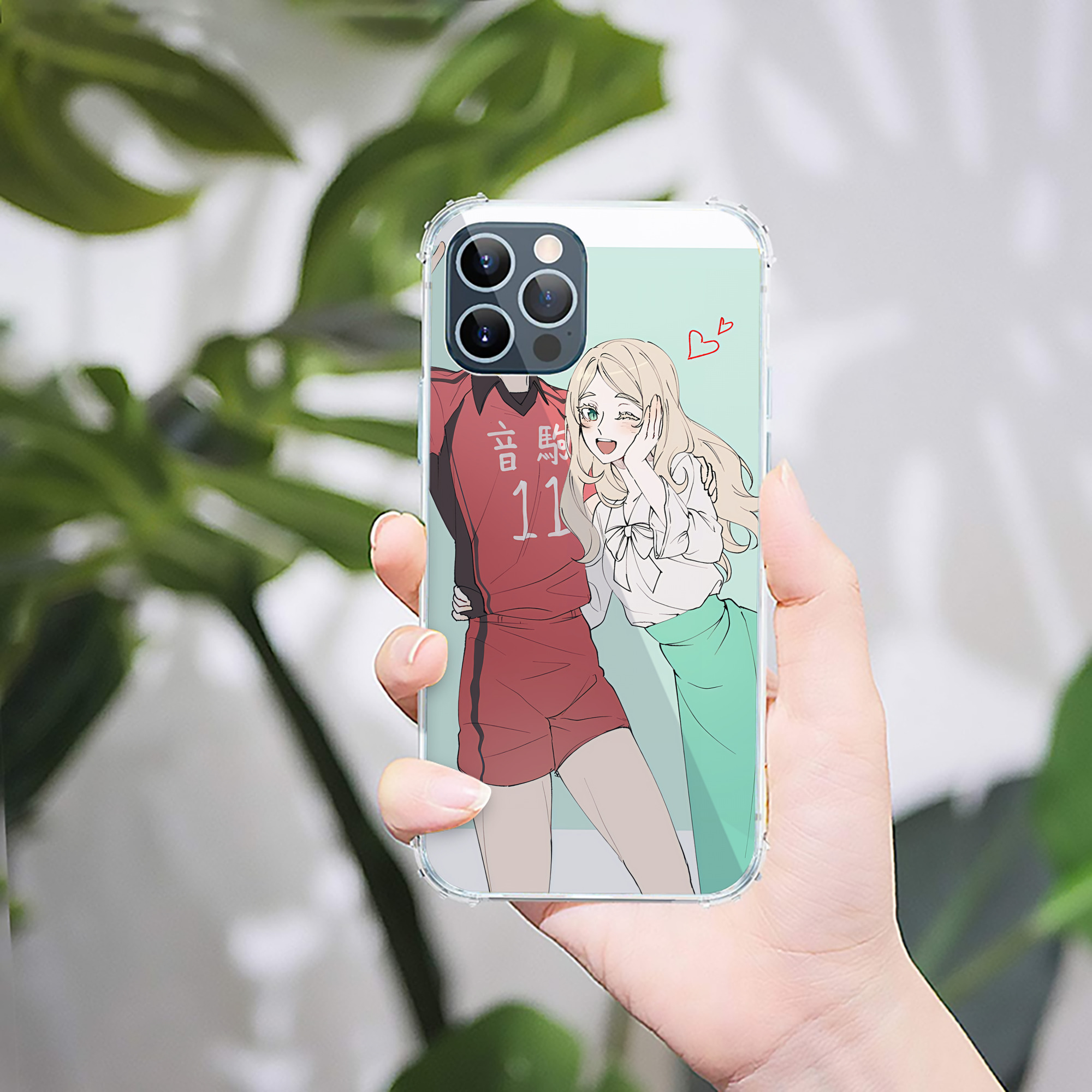 （画像用） ハイキュー!! Haikyu!! 【iPhone 12シリーズ対応】透明スマホケース（クリアソフトケース）